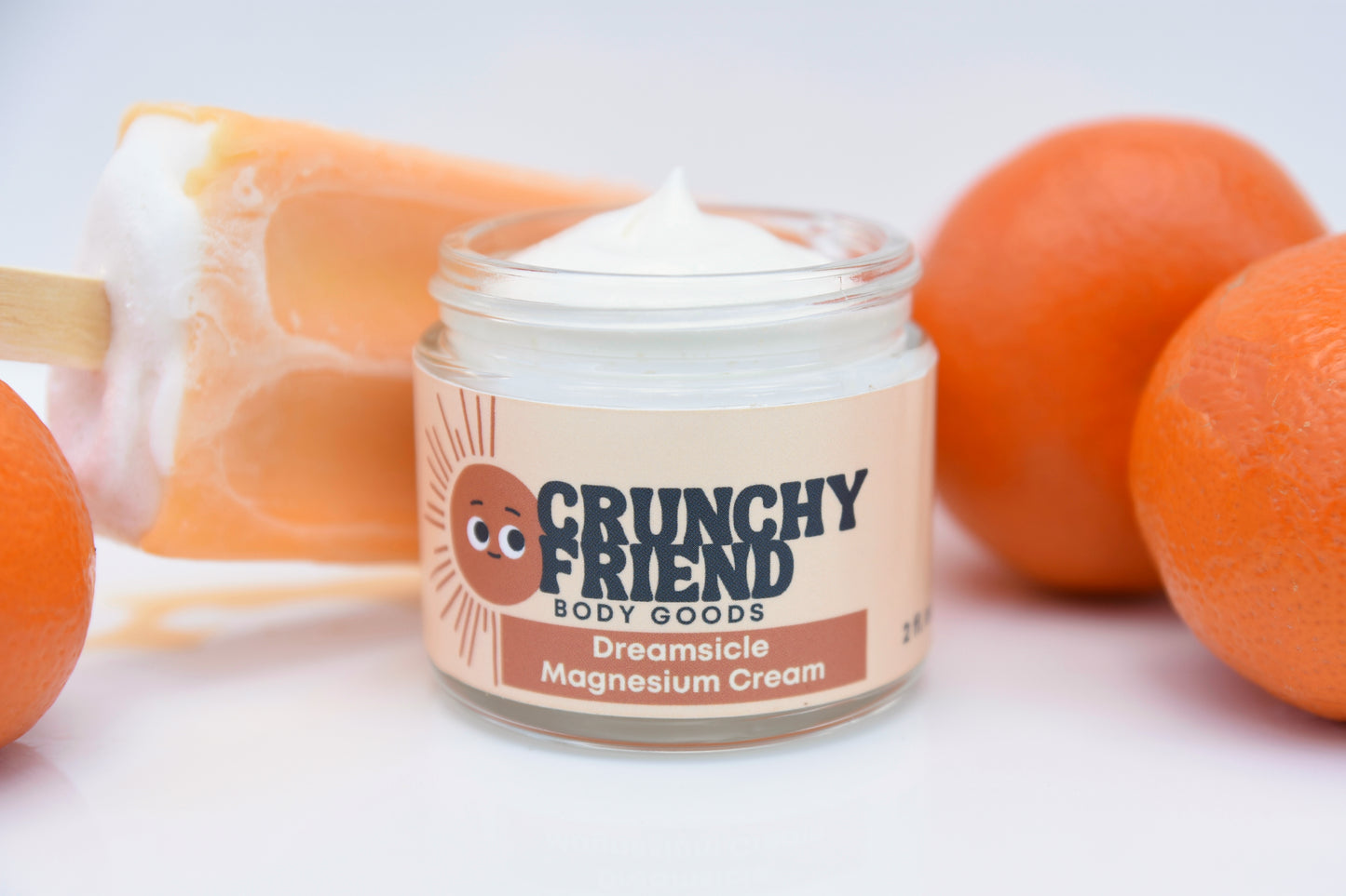 Crunchy Friend Dreamsicle Magnesium Cream (2 fl oz.)